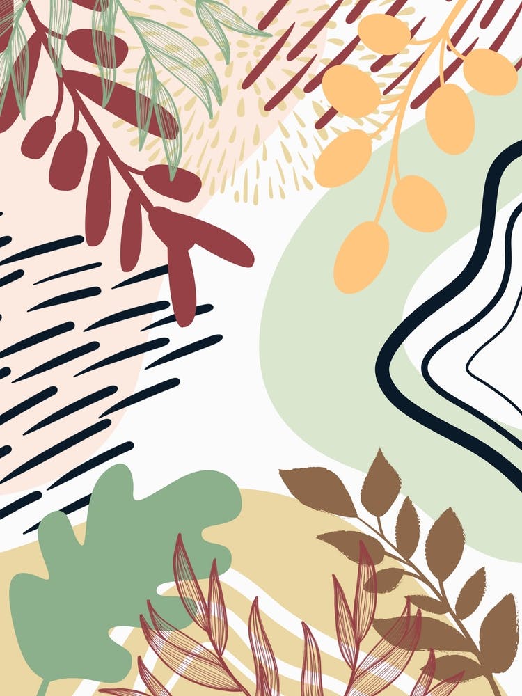 Abstract Leaf Pattern 2