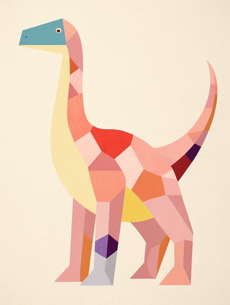 Dinosaurier-Kunst für das Kinderzimmer Ouranosaurus 1