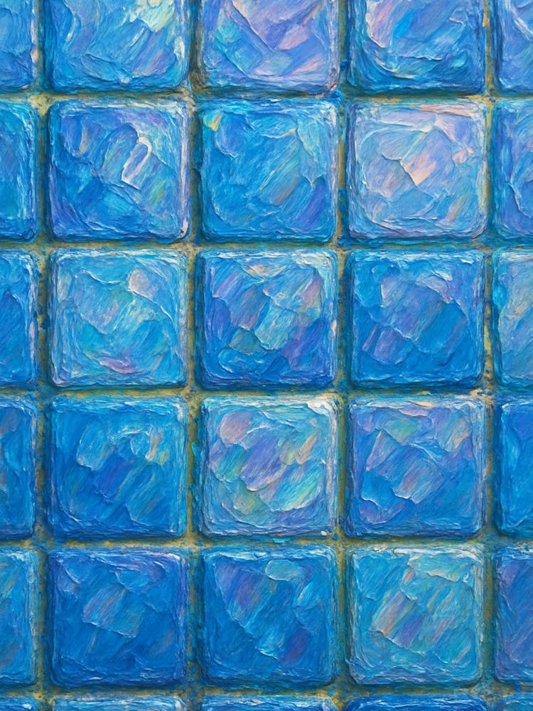 Blue Tile Mosaic