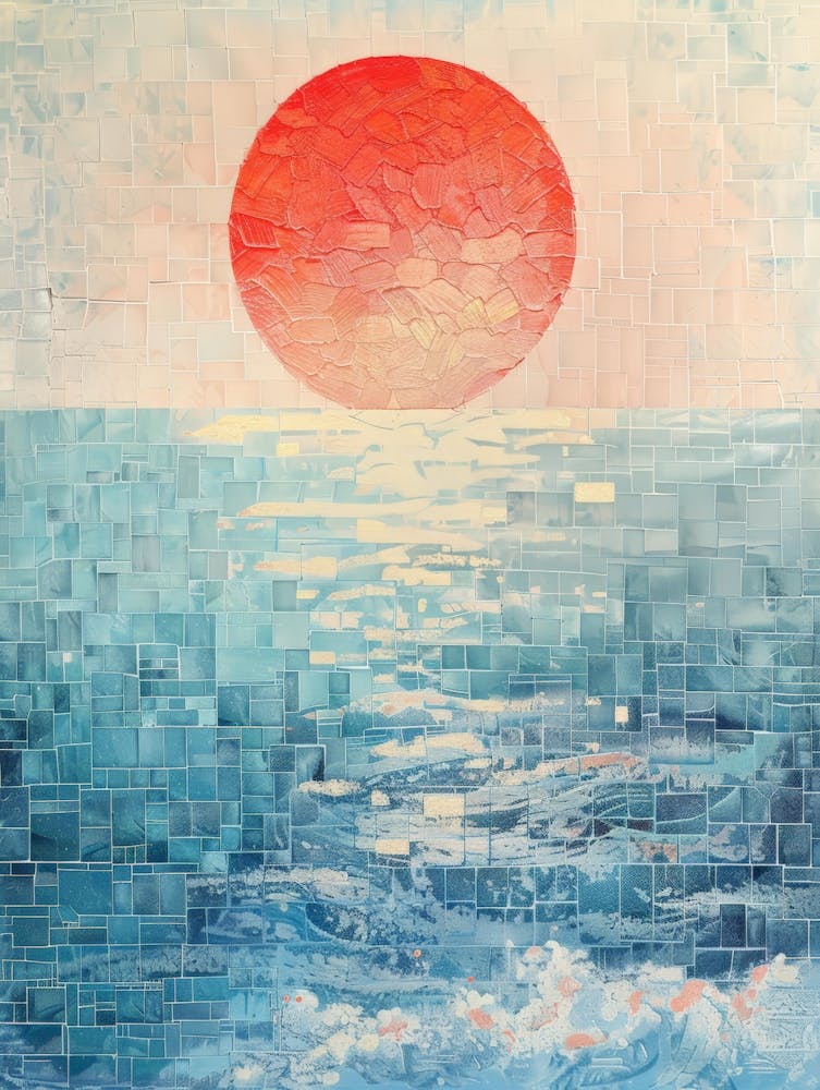 Sunset Over The Ocean 73