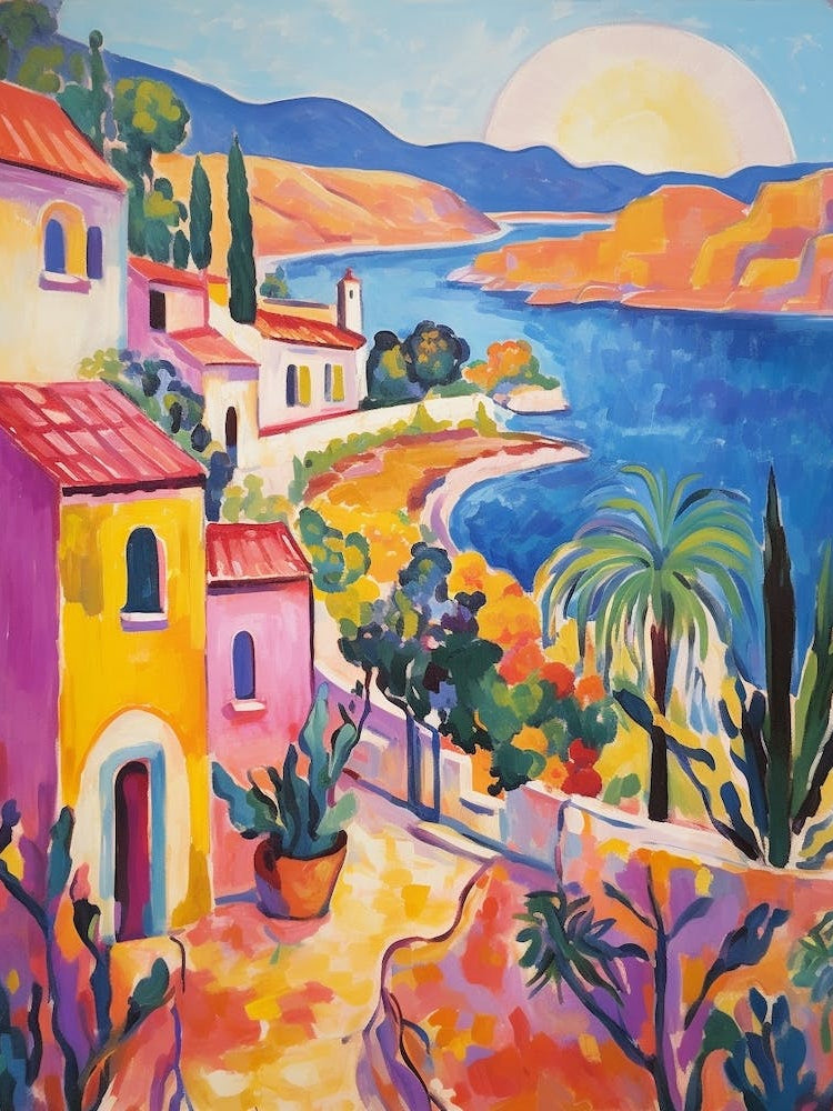 Sharm El Sheikh Egypt 3 Fauvist Painting