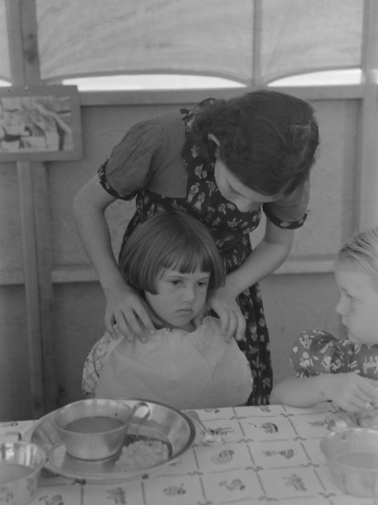 Untitled Photo, Possibly Related To Lunch At Fsa (Farm Security Administration) S Migratory Labor Cam 1