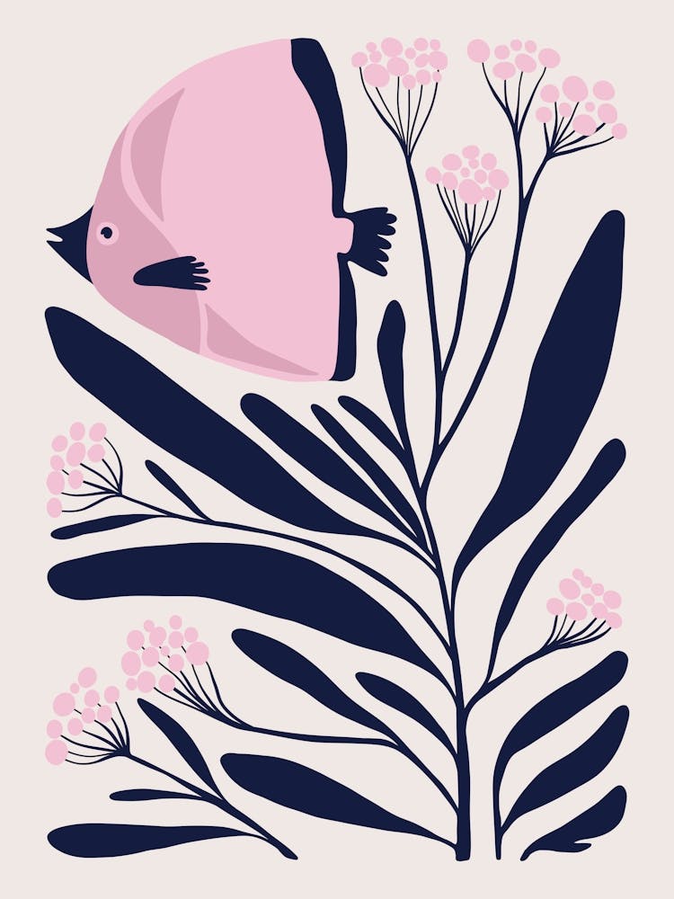 Pink Fish Cute