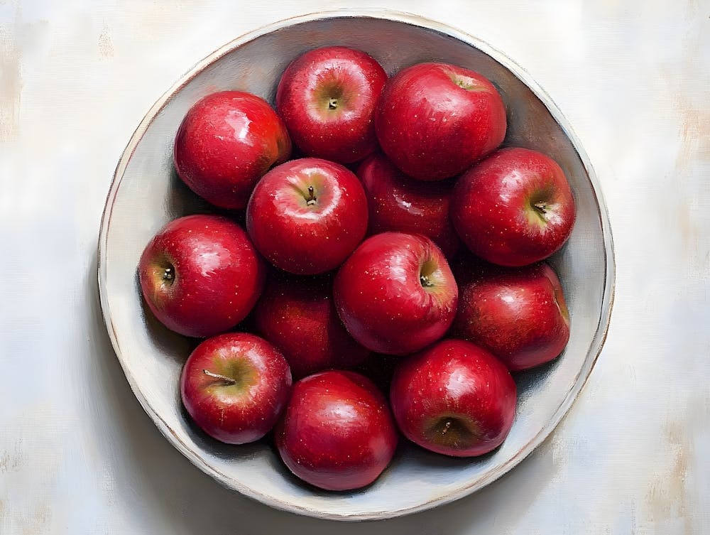 Still Life Apple Bowl 4