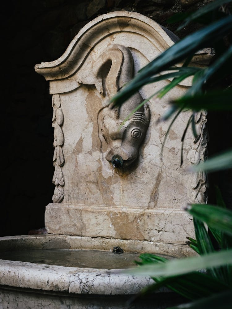 Water feature, Malaga, Spain