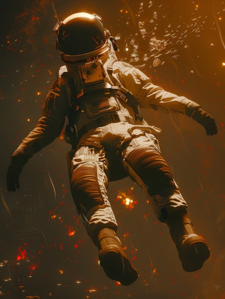 Astronaut In Space 2