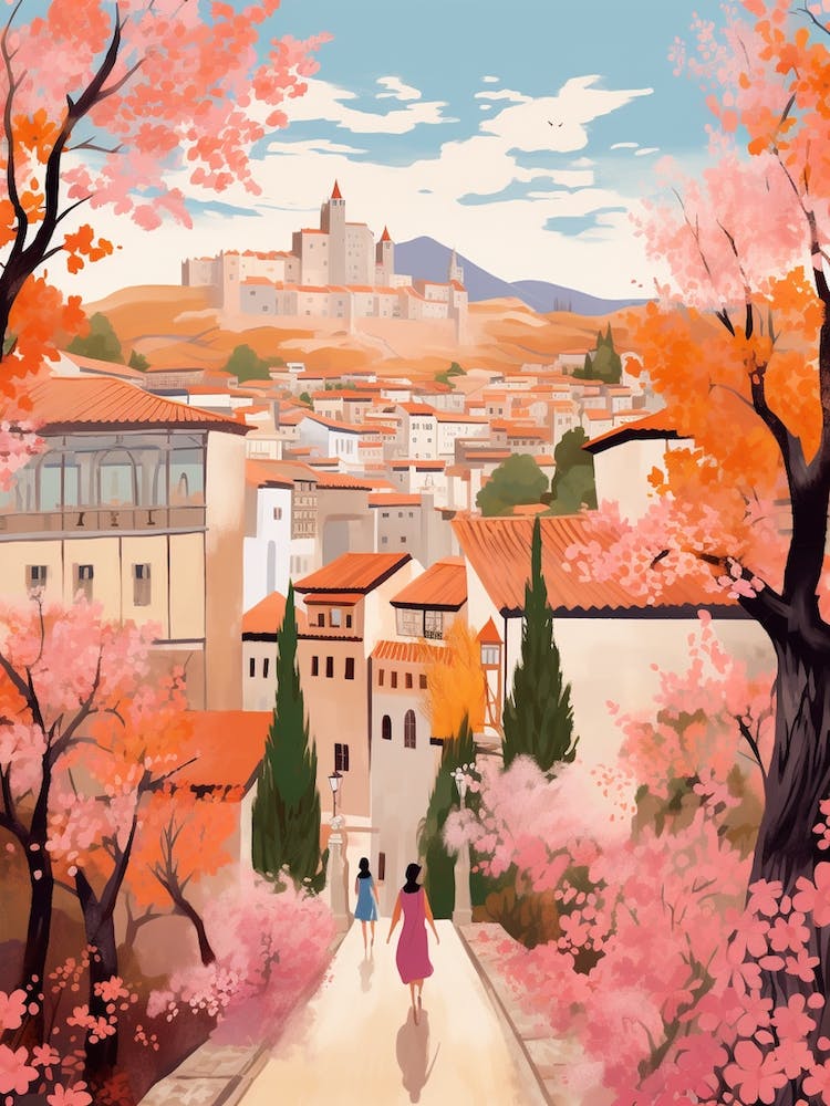 Granada Spain 2 Illustration