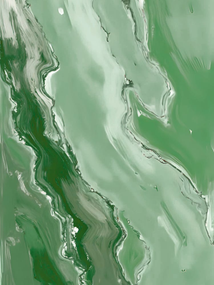 Abstract Green Marble
