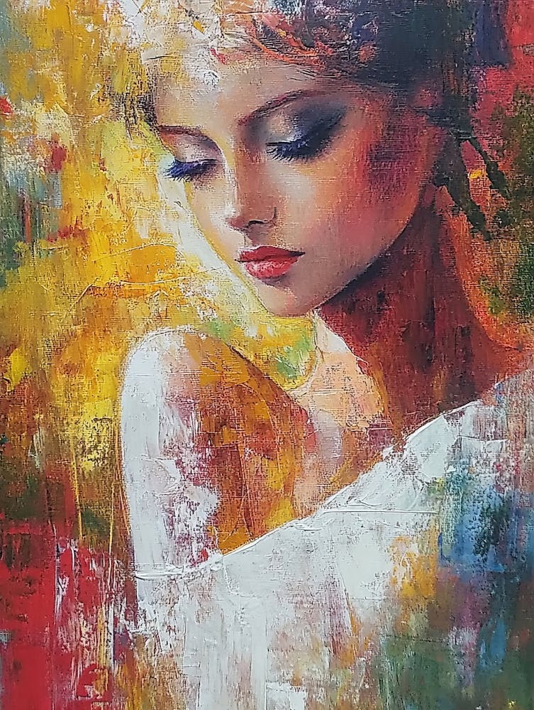 Female Handmade Painting 1