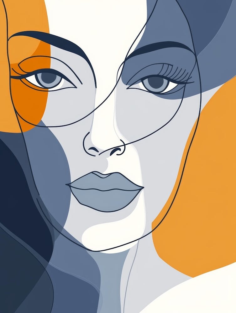 Abstract Portrait Of A Woman 120