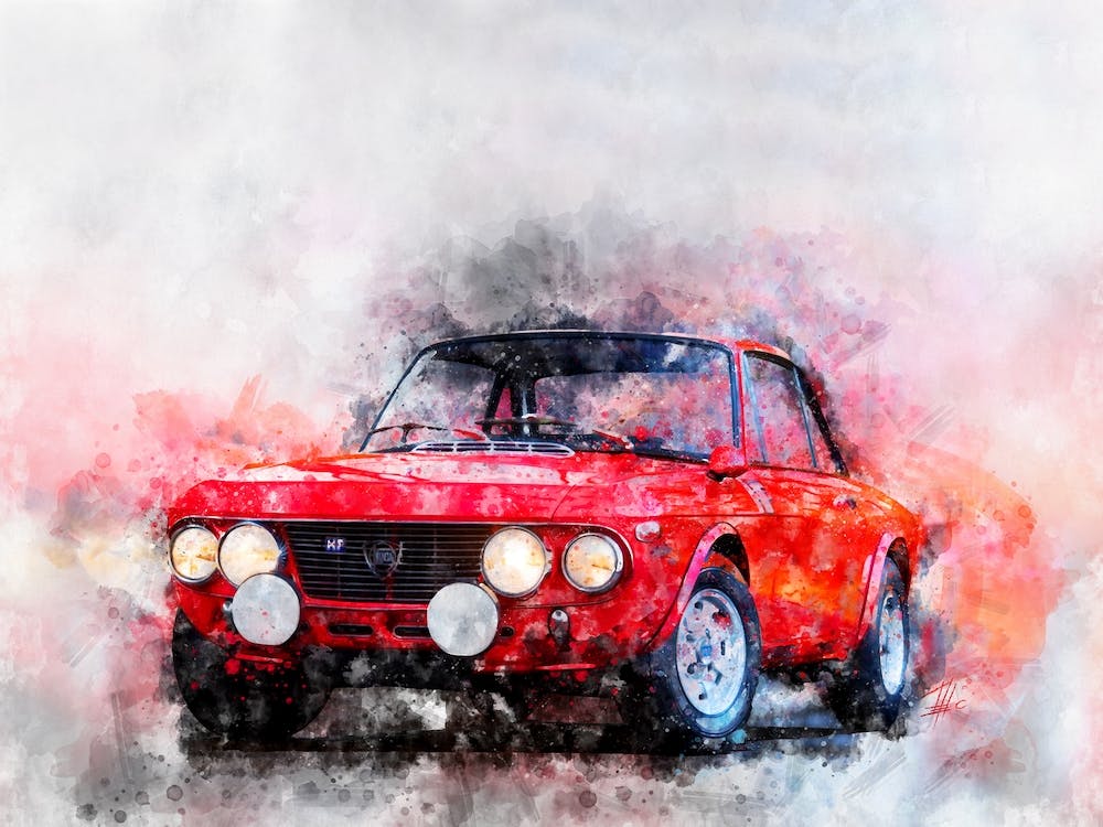 Lancia Fulvia HF Red