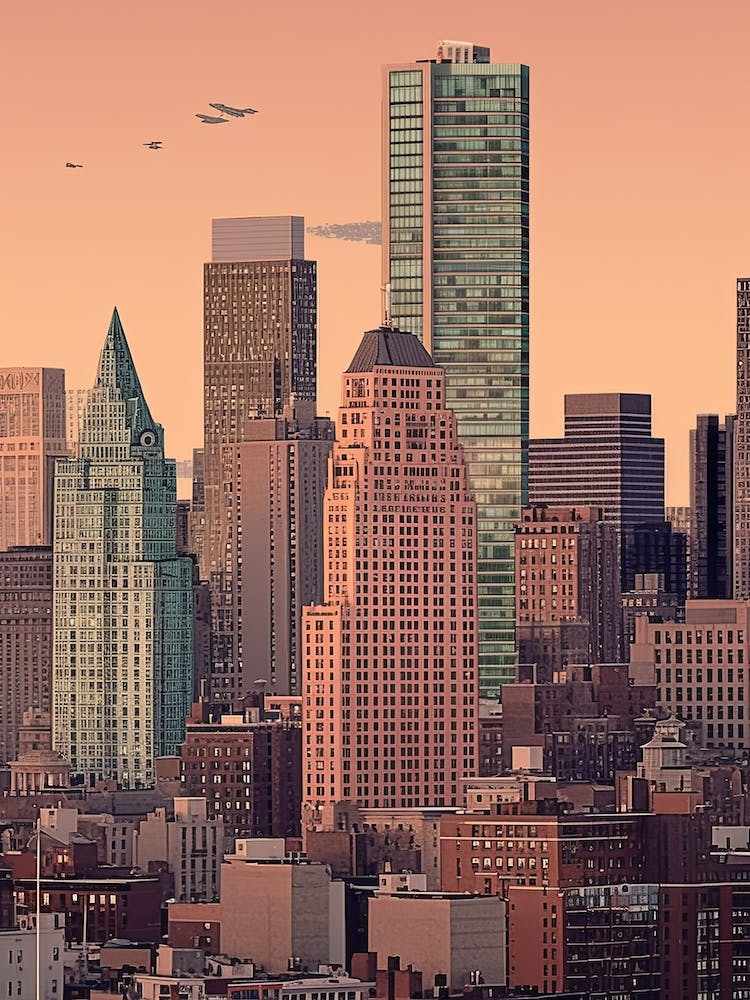 New York United States Travel Illustration 5