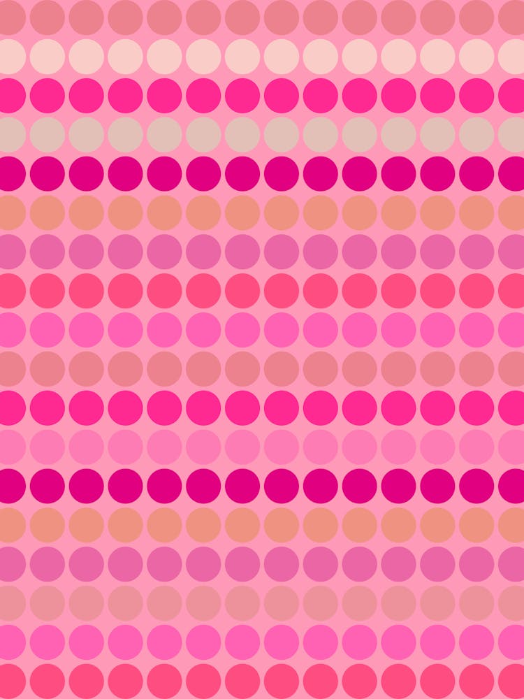 Pink Geometric Circles