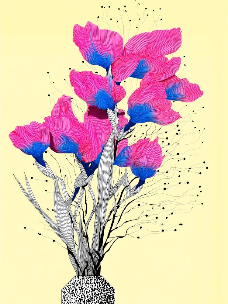 Flowers In A Vase nature floral art