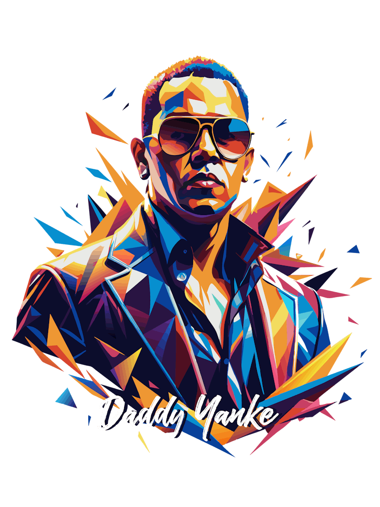 Daddy Yanke 03 Porträt Musik WPAP Pop Art