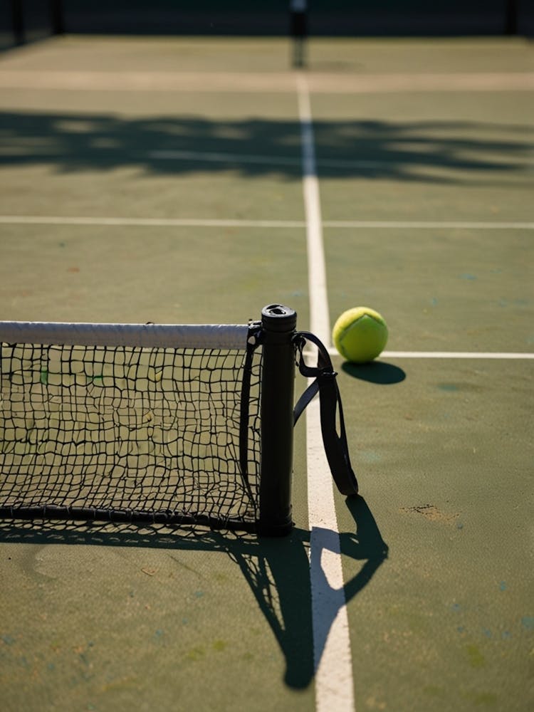 Tennis Net And Ball