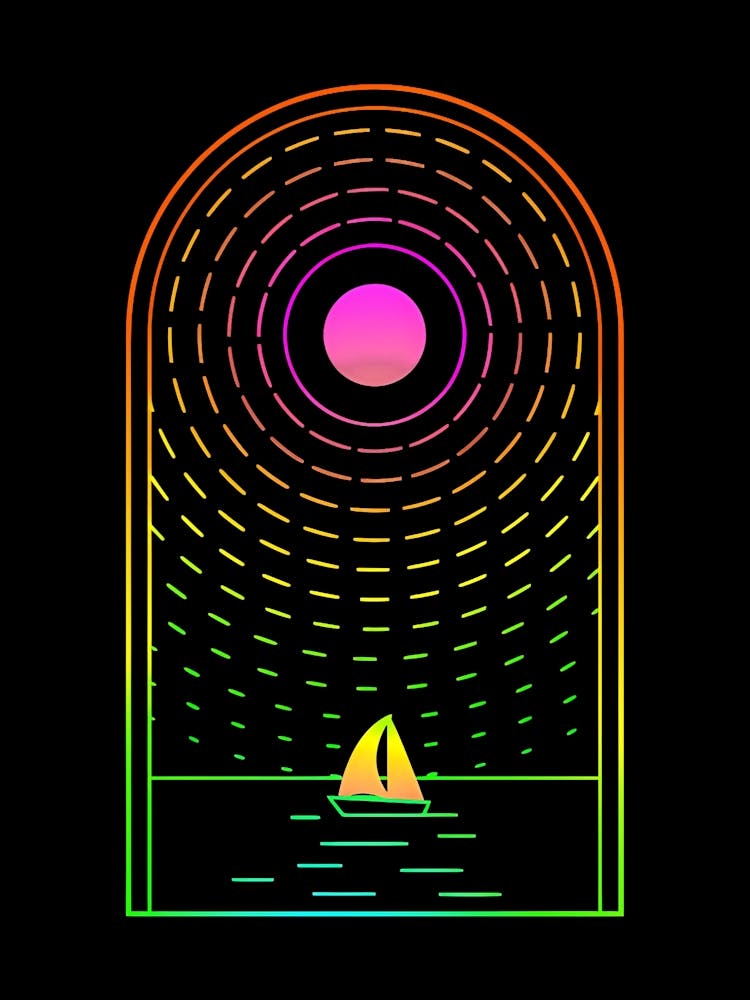 Neon Magischer Sommer