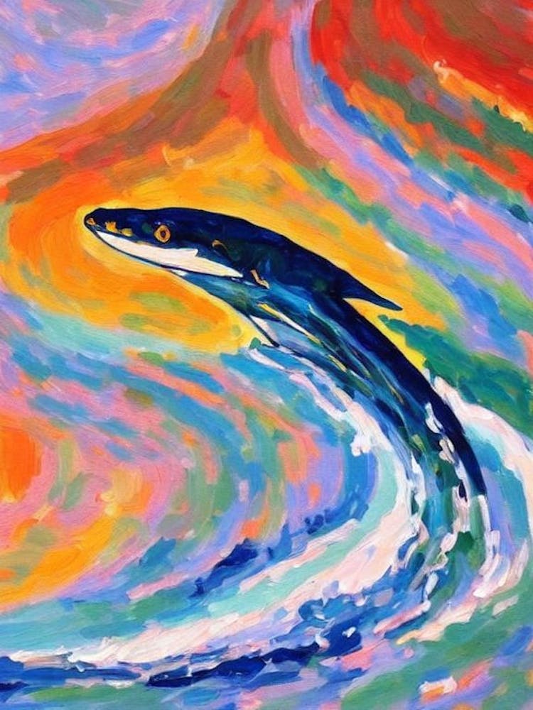 Plésiosaure Inspiré De Matisse