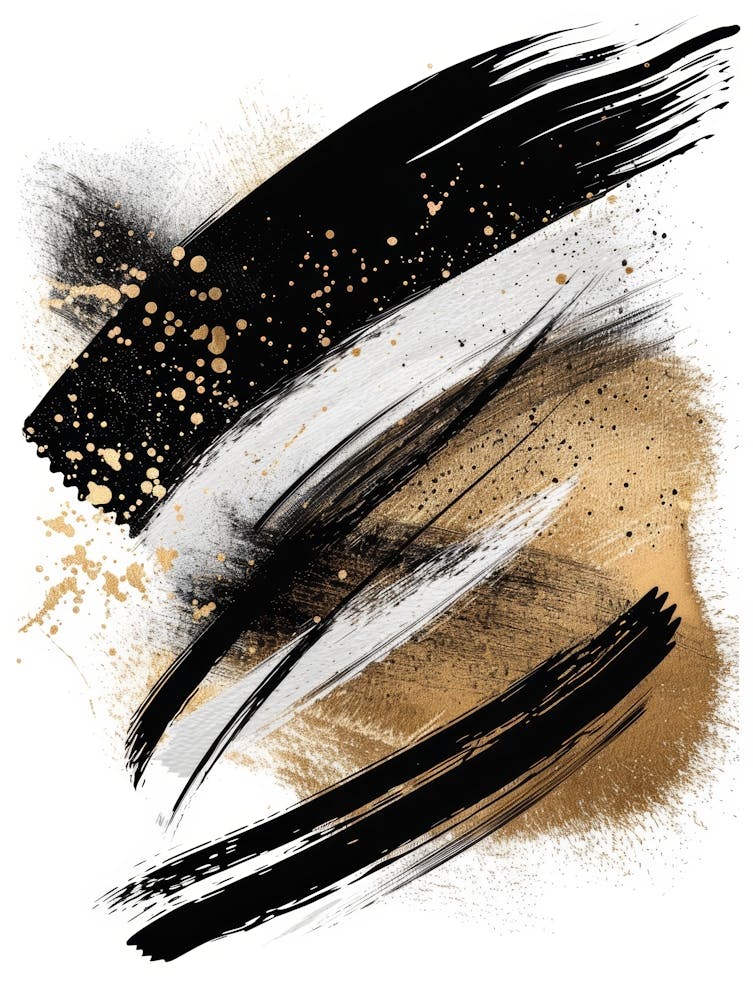Abstract Brush Strokes 25