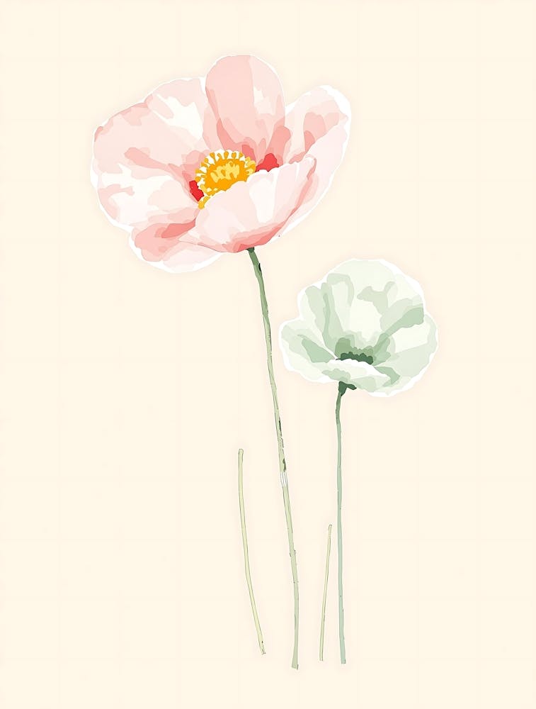 Elegant Wild Blooms in a Soothing Aesthetic