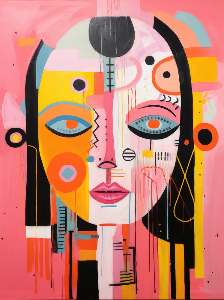 Abstract Of A Woman'S Face 2