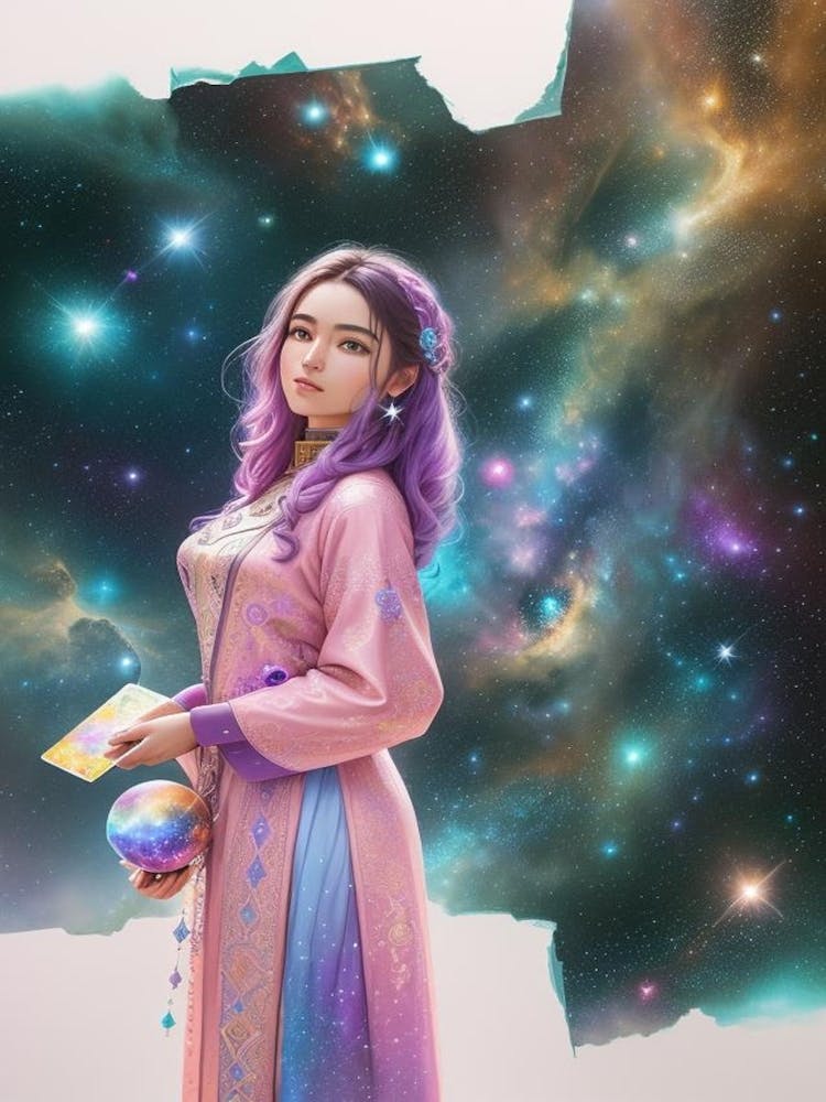 Chinese Girl In Space