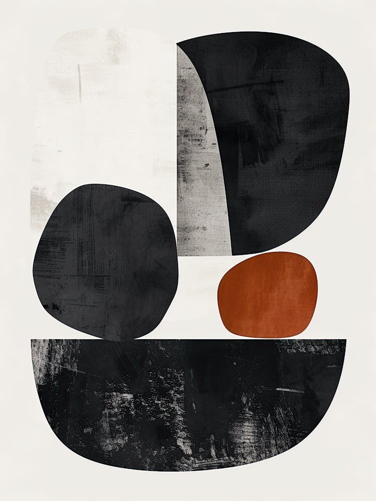 Sculptural Stones Bauhaus Minimalist