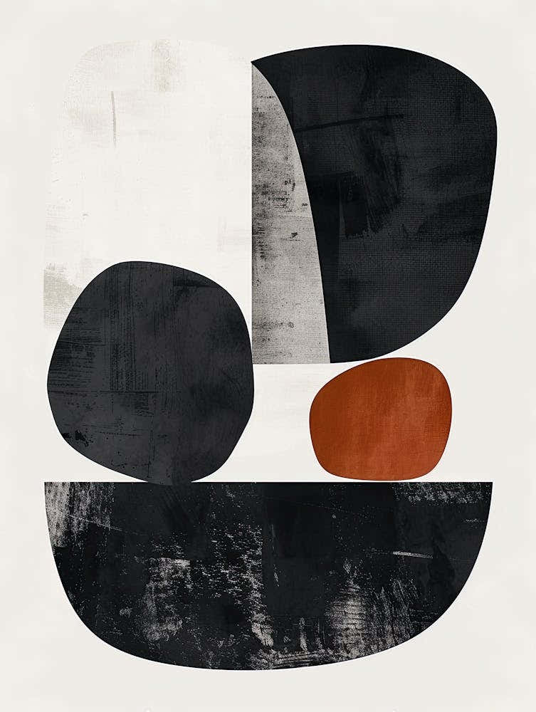 Sculptural Stones Bauhaus Minimalist