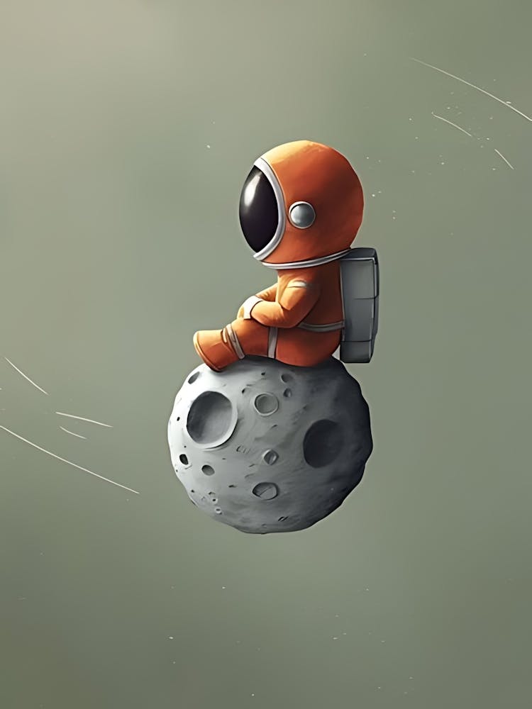 Astronaut On The Moon