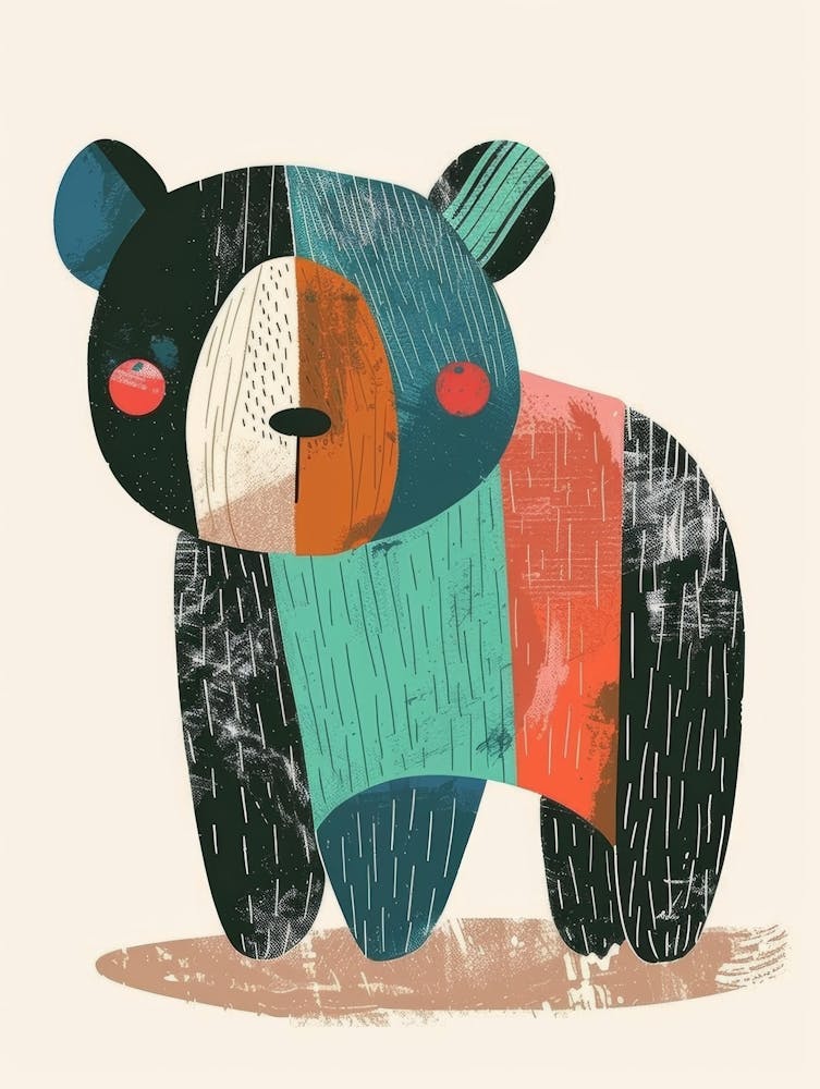 Bear Canvas Print 2
