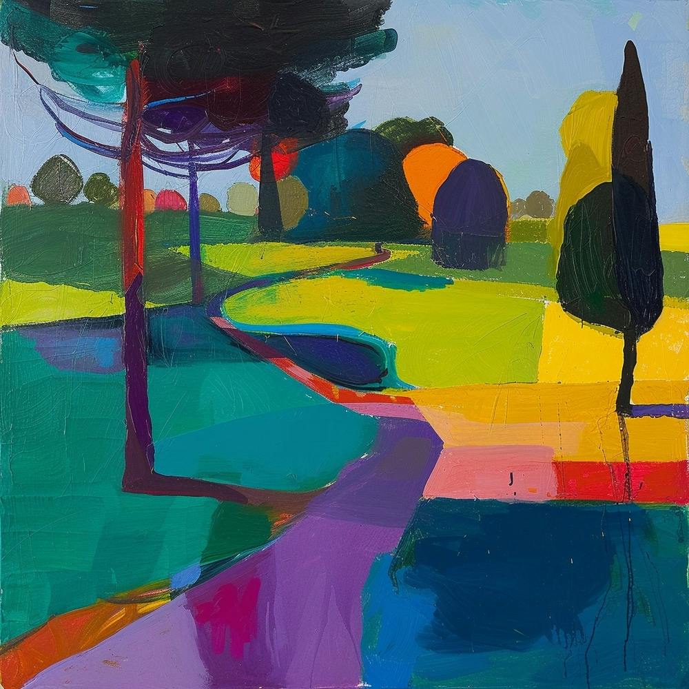 Abstract Park Collection Kensington Gardens London 1