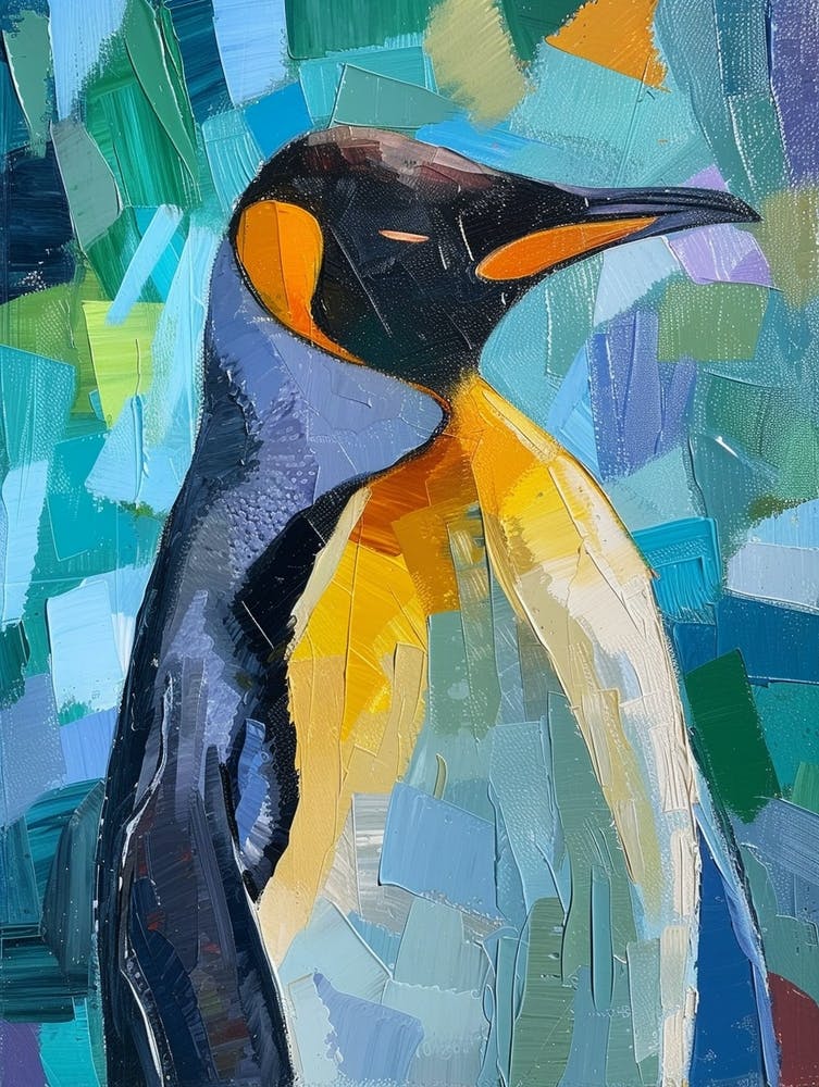 King Penguin St Andrews Bay Colour Block Painting 5