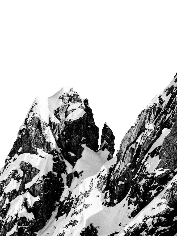 Black And White Mountain 2