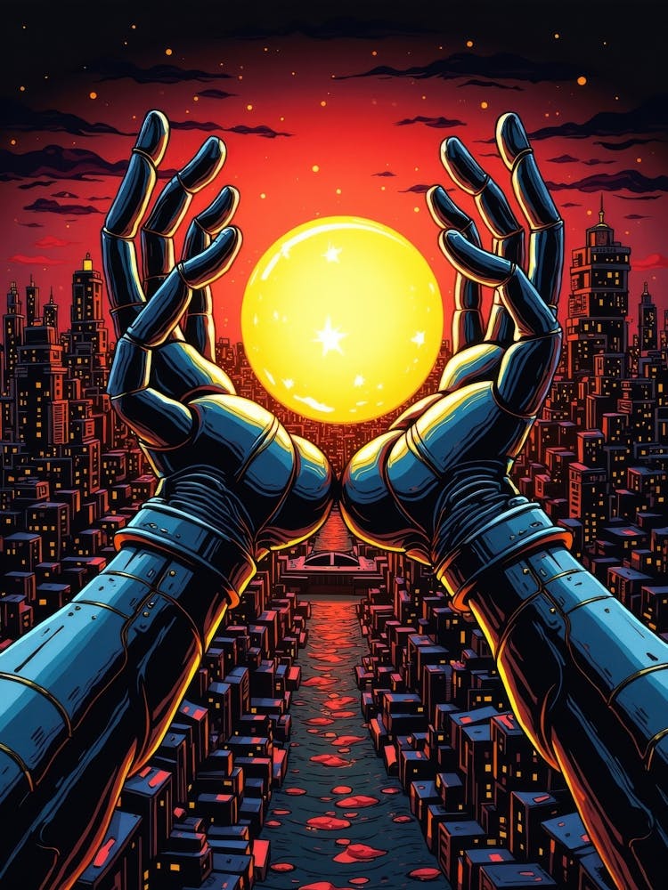 Hands Reaching For The Sun