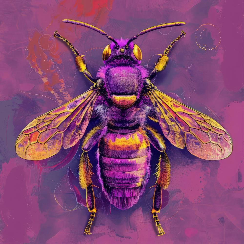 Bee Canvas Print