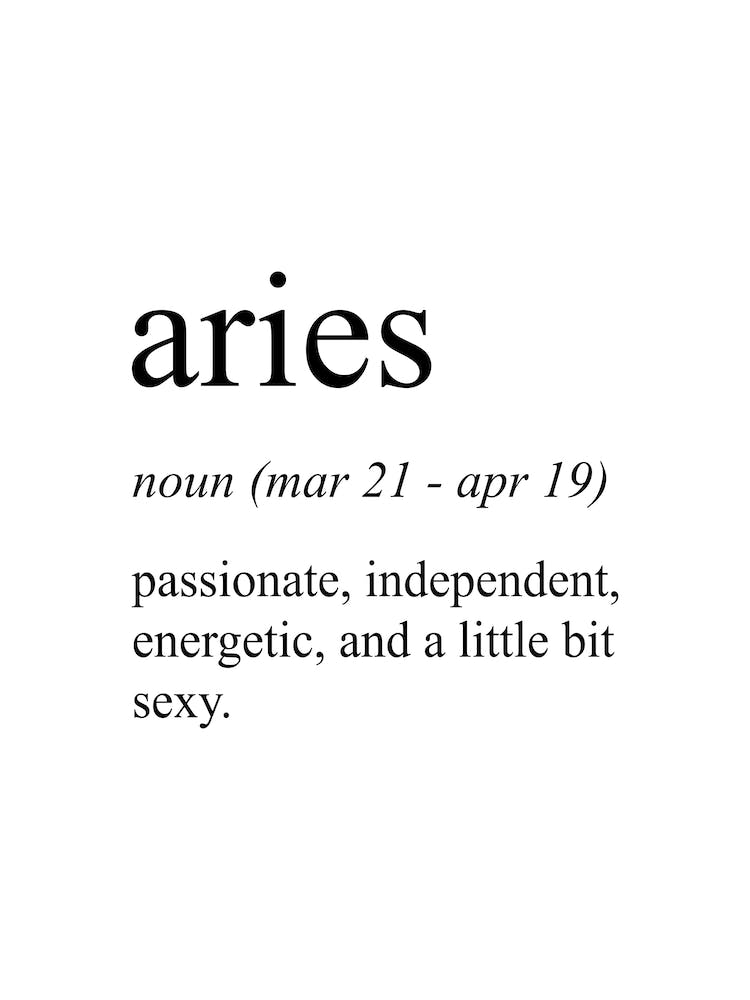 Aries Star Sign Definition Meaning
