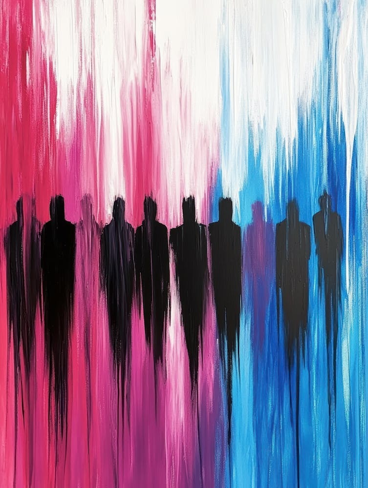Blue And Pink 1
