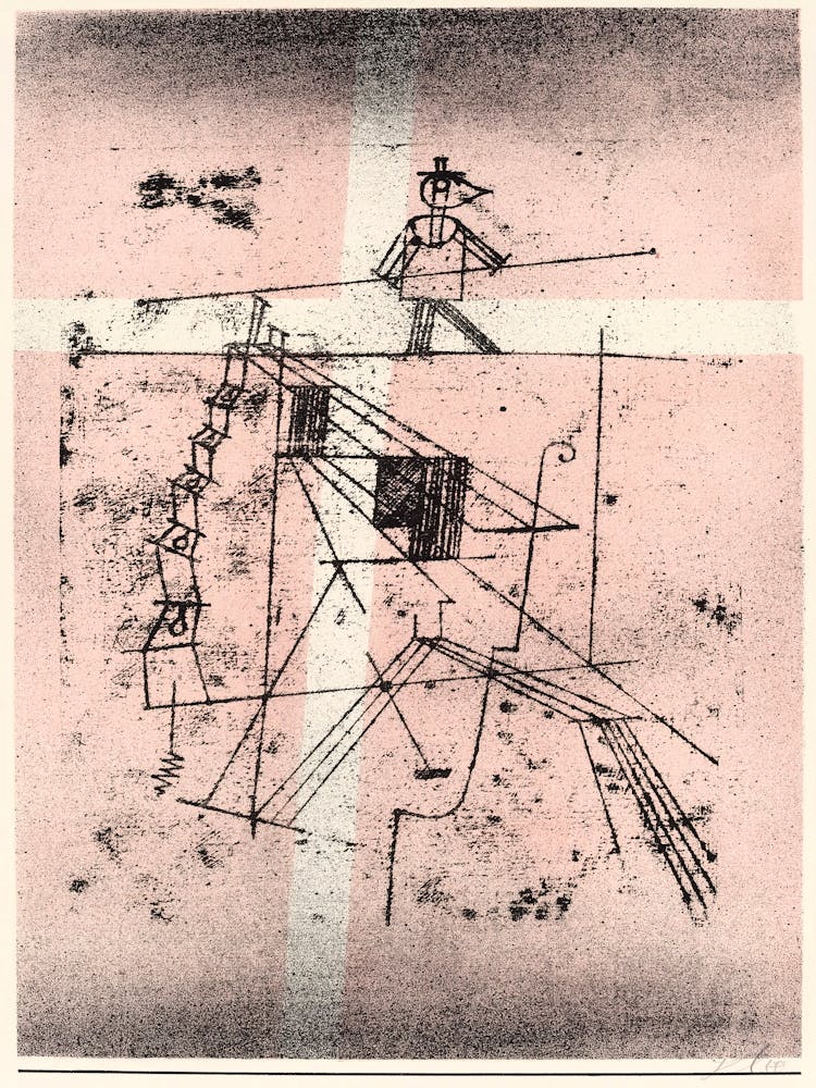 The Tight Rope Walker (Seiltänzer) (1923), Paul Klee
