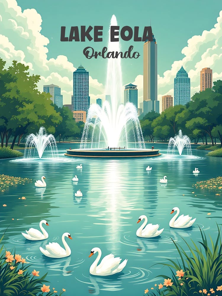 Lake Eola Orlando 1
