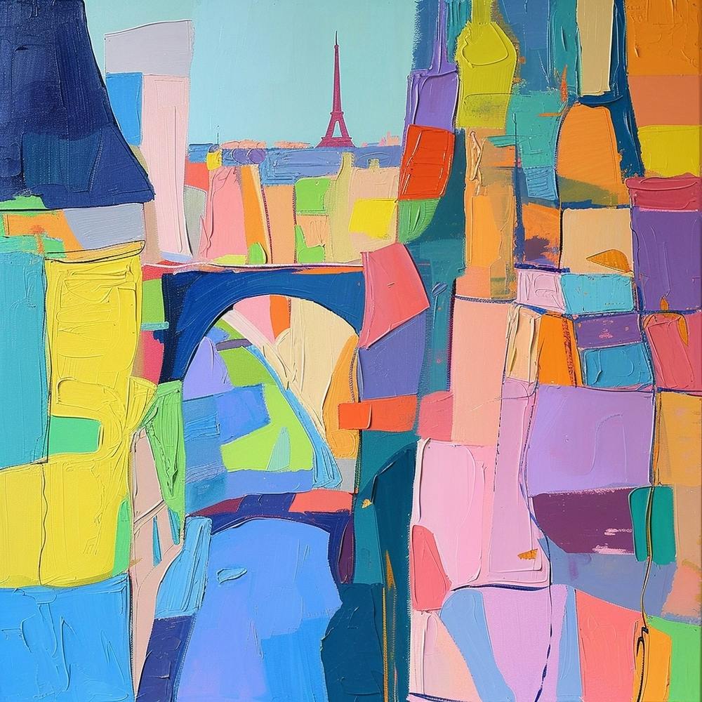 Abstract Travel Collection Paris France 3