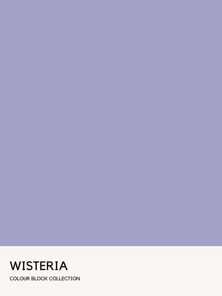 Wisteria Colour Block Poster