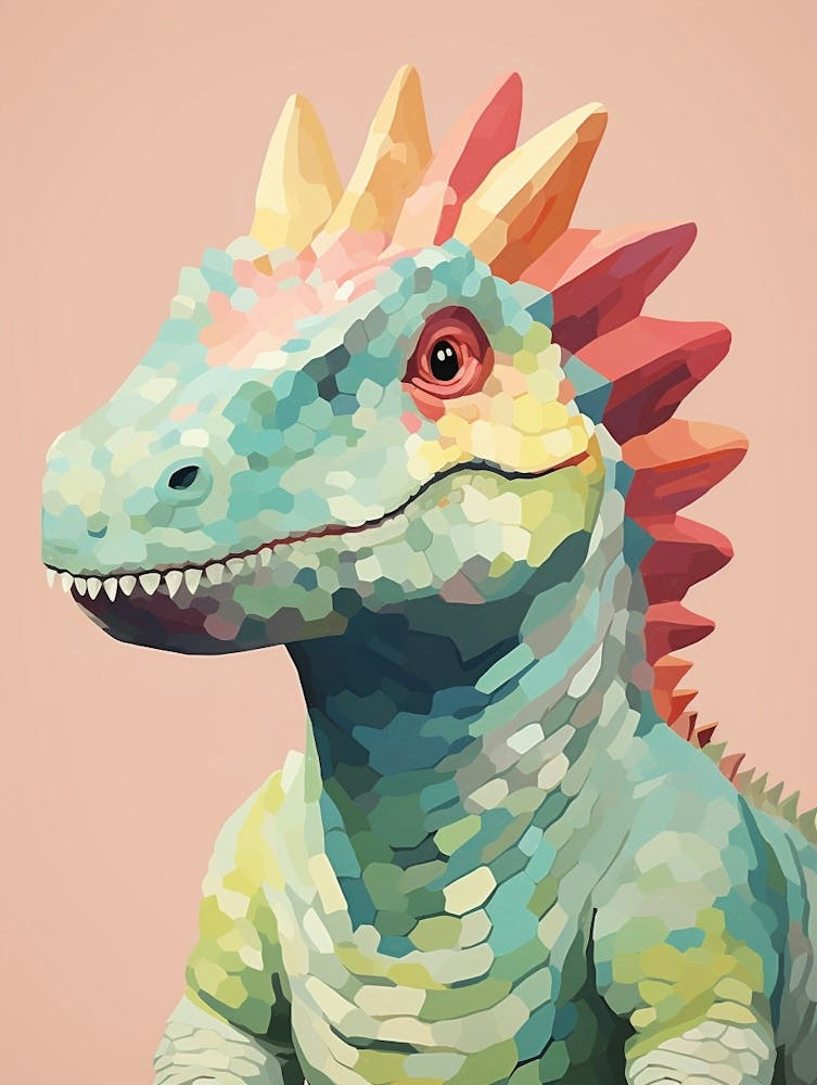 Colourful Dinosaur Thescelosaurus 4