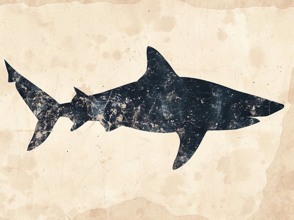 Greenland Shark Silhouette 1
