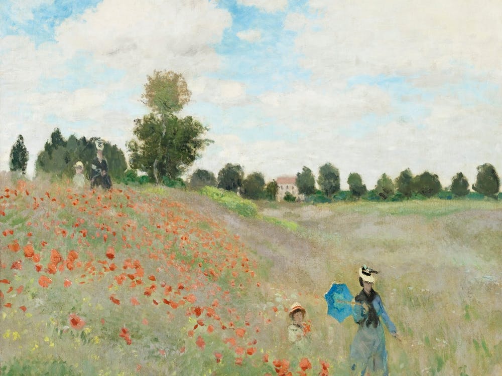 The Poppy Field Near Argenteuil (1873), 1, Claude Monet