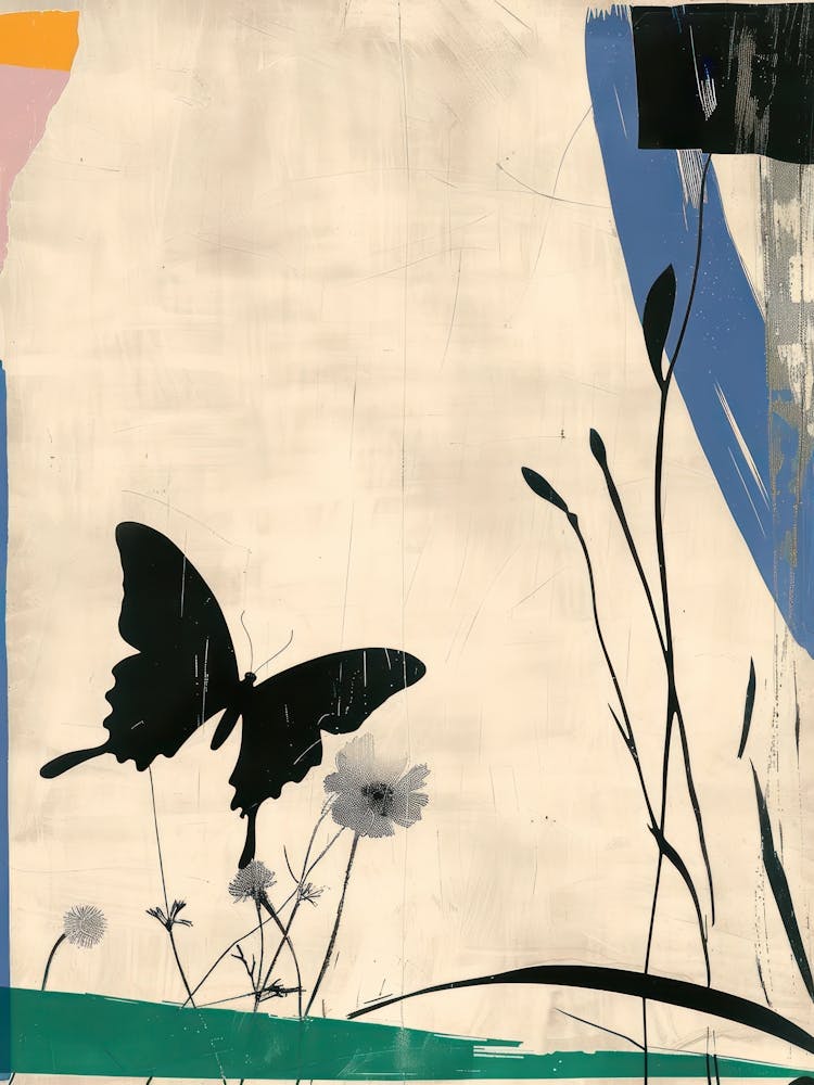 Butterfly 4 Cut Out Collage