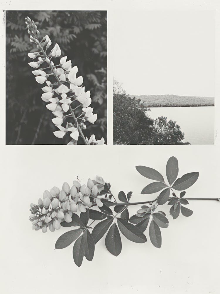 Wisteria Flower Photo Collage 4