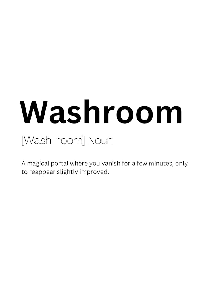 Washroom Definition Meaning