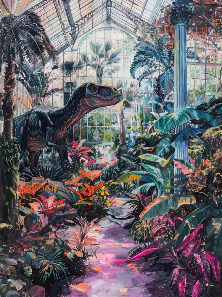 Dinosaur In The Glass Greenhouse 3