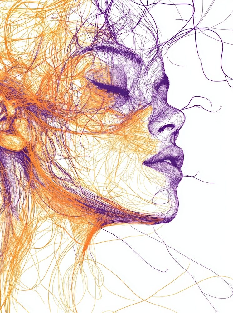 Abstract Portrait Of A Woman 157