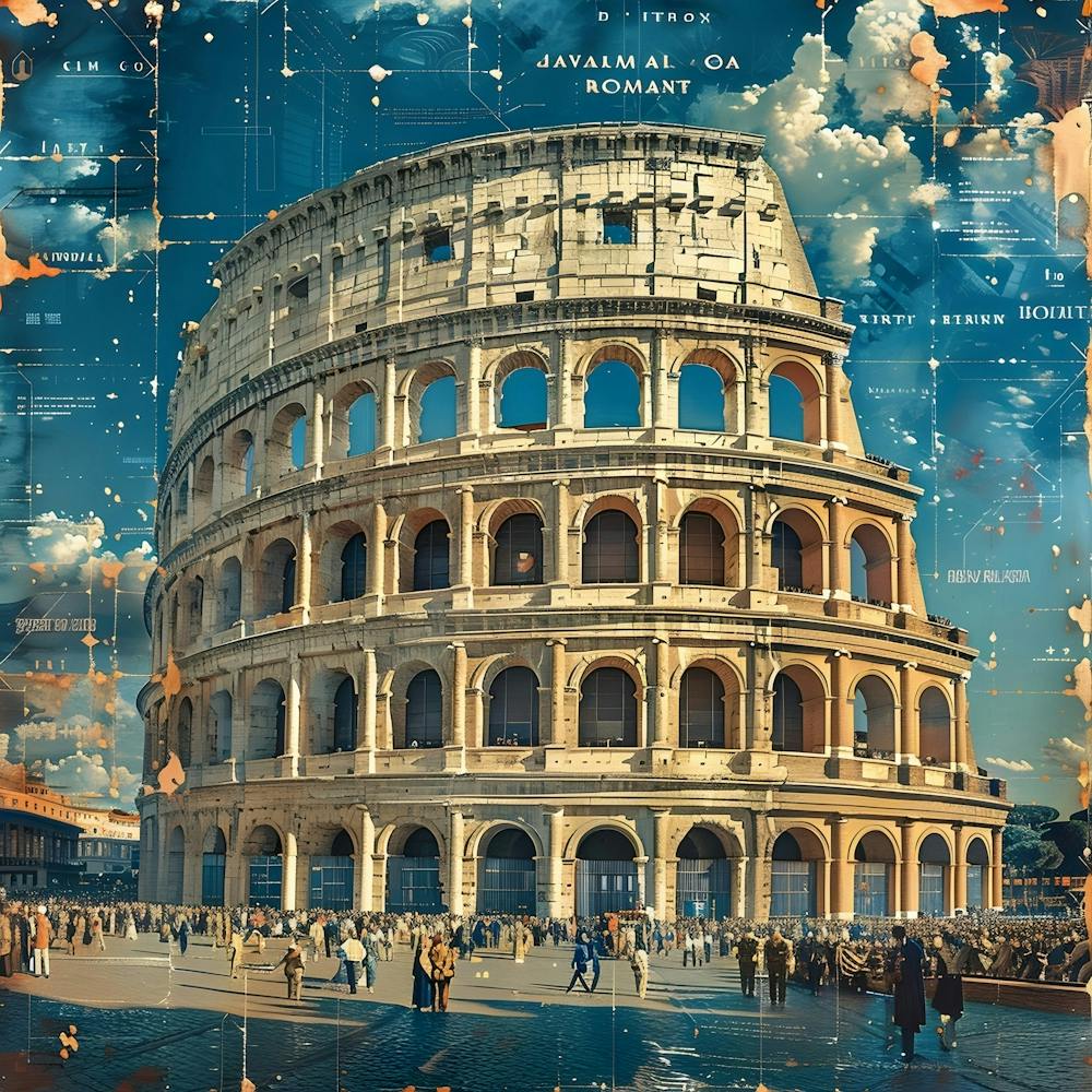 Colossion, retro collage